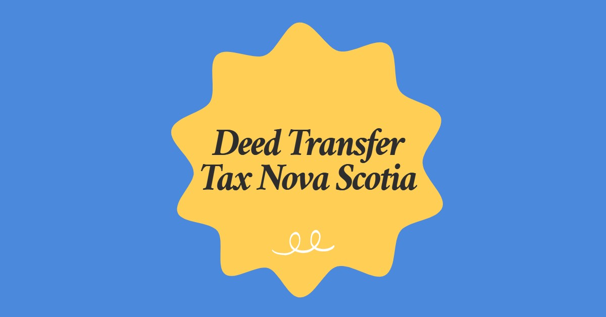 deed transfer tax nova scotia