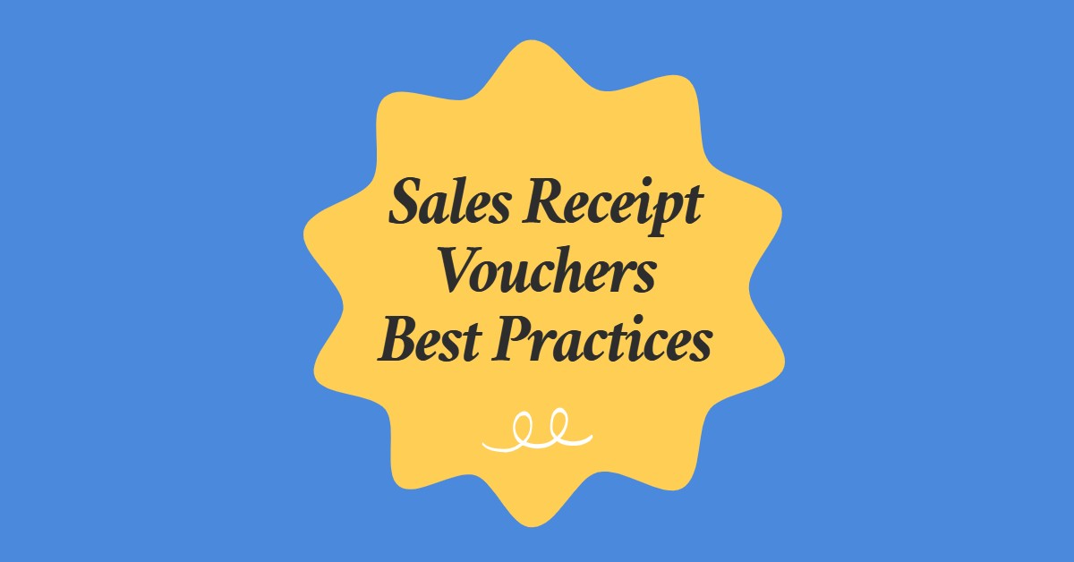 Sales Receipt Vouchers